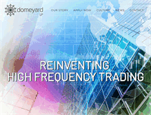 Tablet Screenshot of domeyard.com